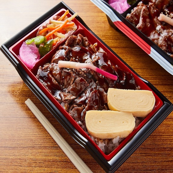 黒毛和牛切り落とし弁当